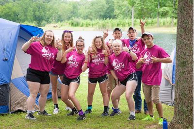 Campers at Faith Rocks