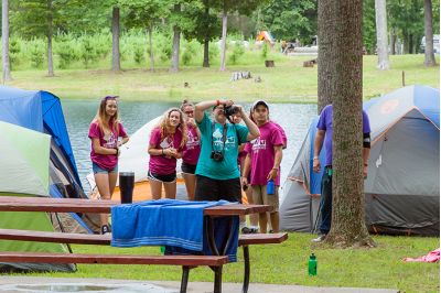 Campers at Faith Rocks